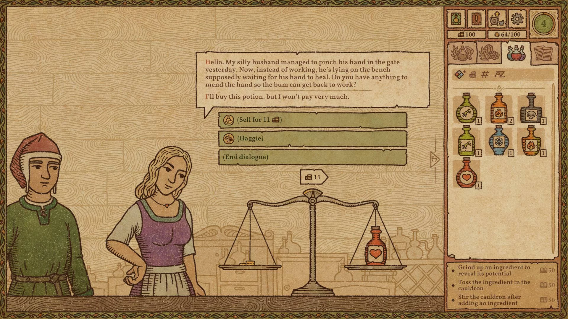 Изображение игры: Potion Craft: Alchemist Simulator Demo
