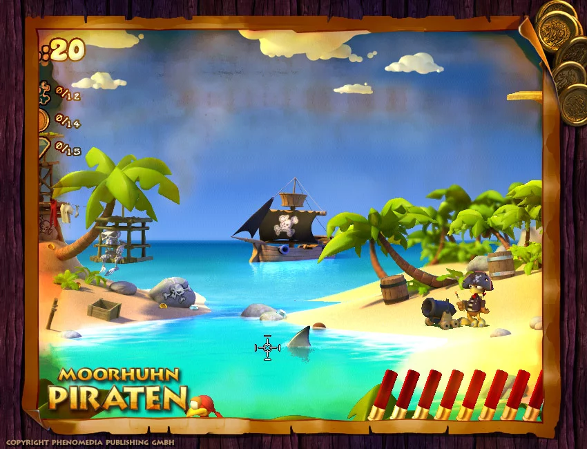 Изображение игры: Moorhuhn Pirates