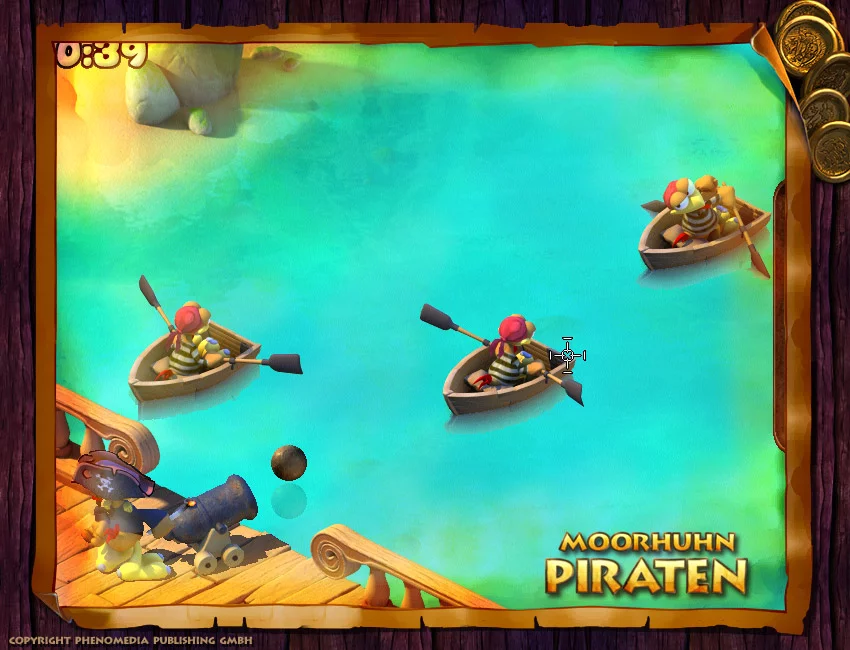 Изображение игры: Moorhuhn Pirates