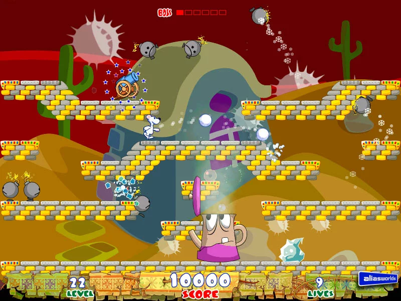Изображение игры: SNOWY: THE BEAR'S ADVENTURES