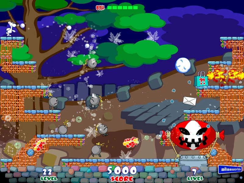 Изображение игры: SNOWY: THE BEAR'S ADVENTURES