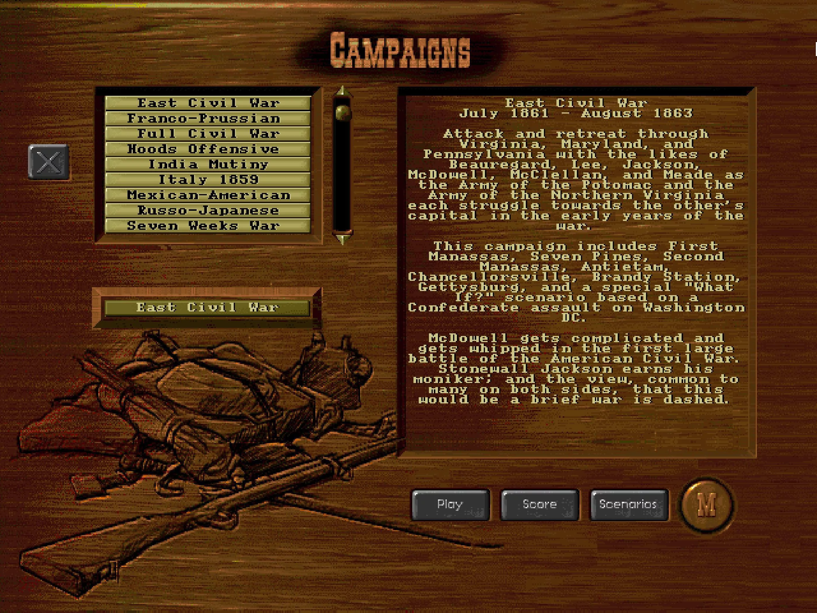 Изображение игры: Wargame Construction Set III: Age of Rifles 1846-1905 + Campaigns