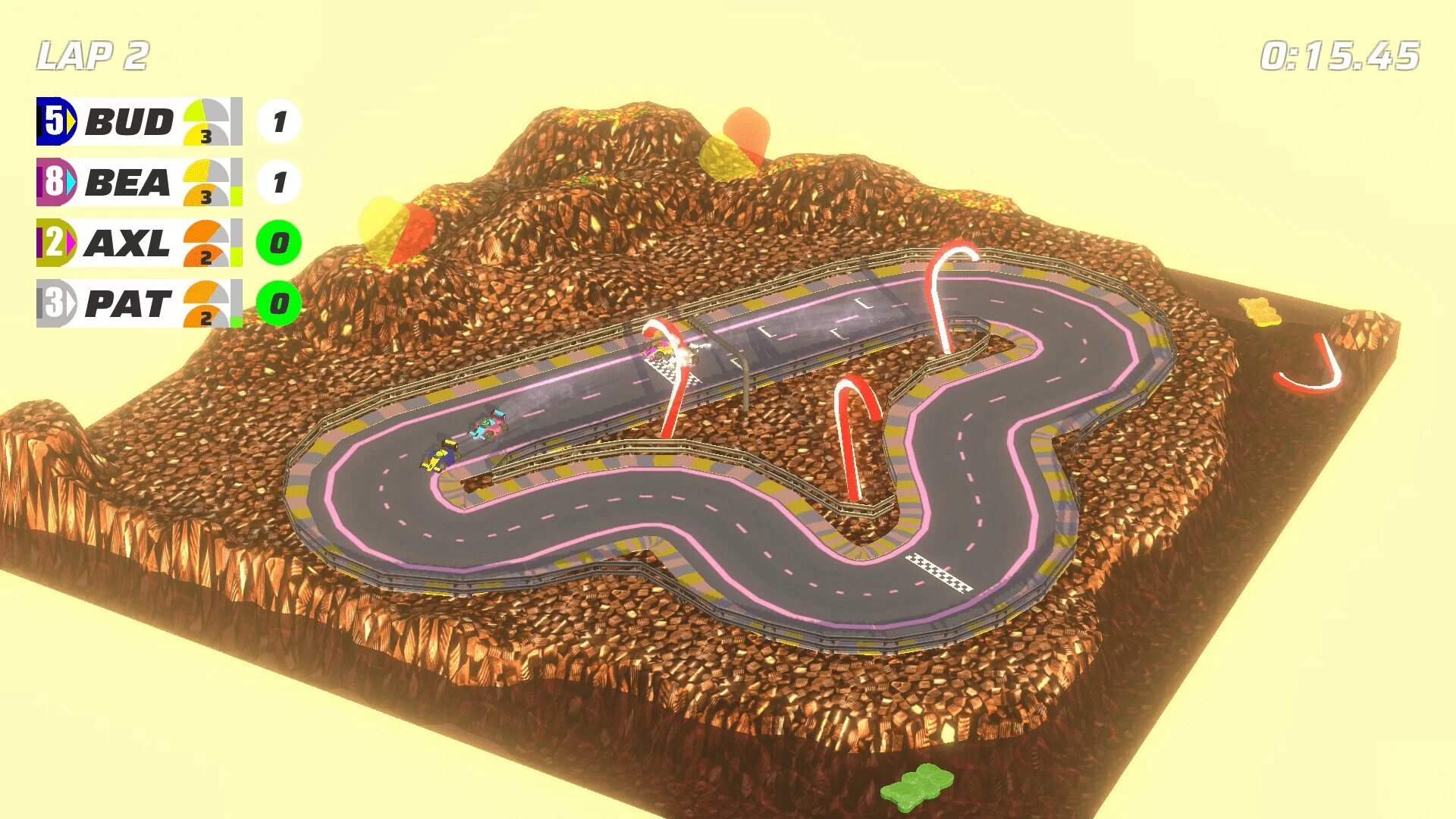 Изображение игры: Crashy Laps