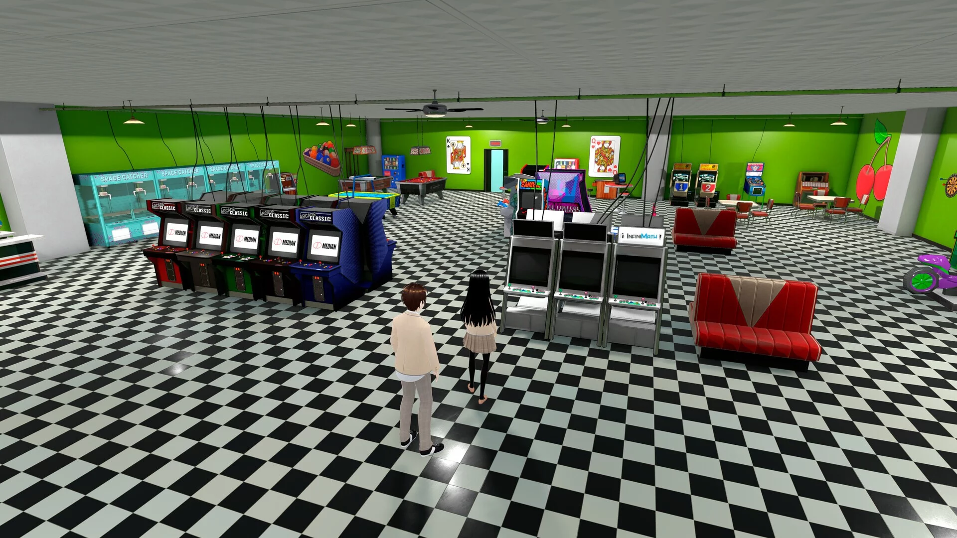 Изображение игры: Play minigames with Reiko