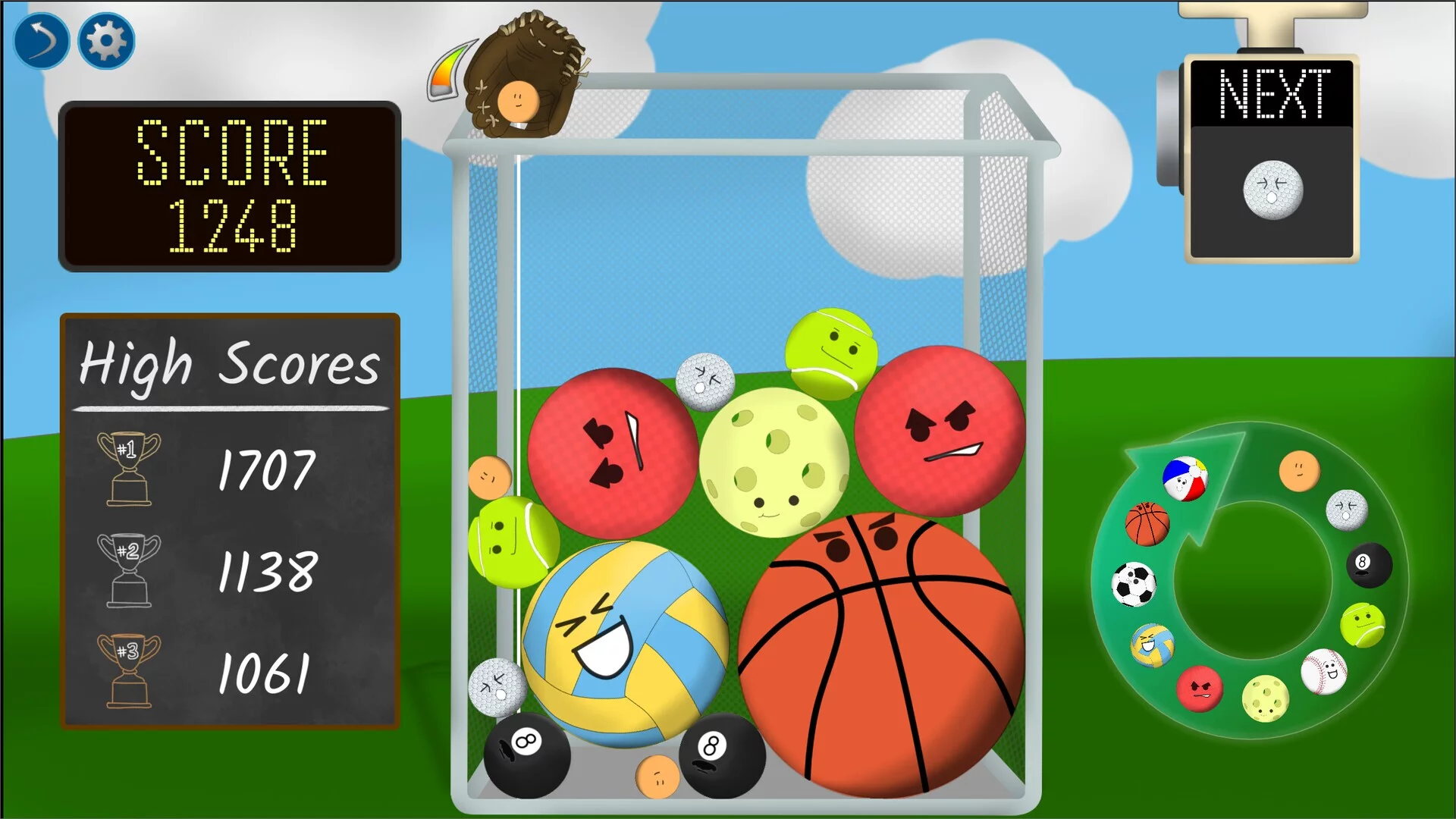 Изображение игры: Bubble Ball!