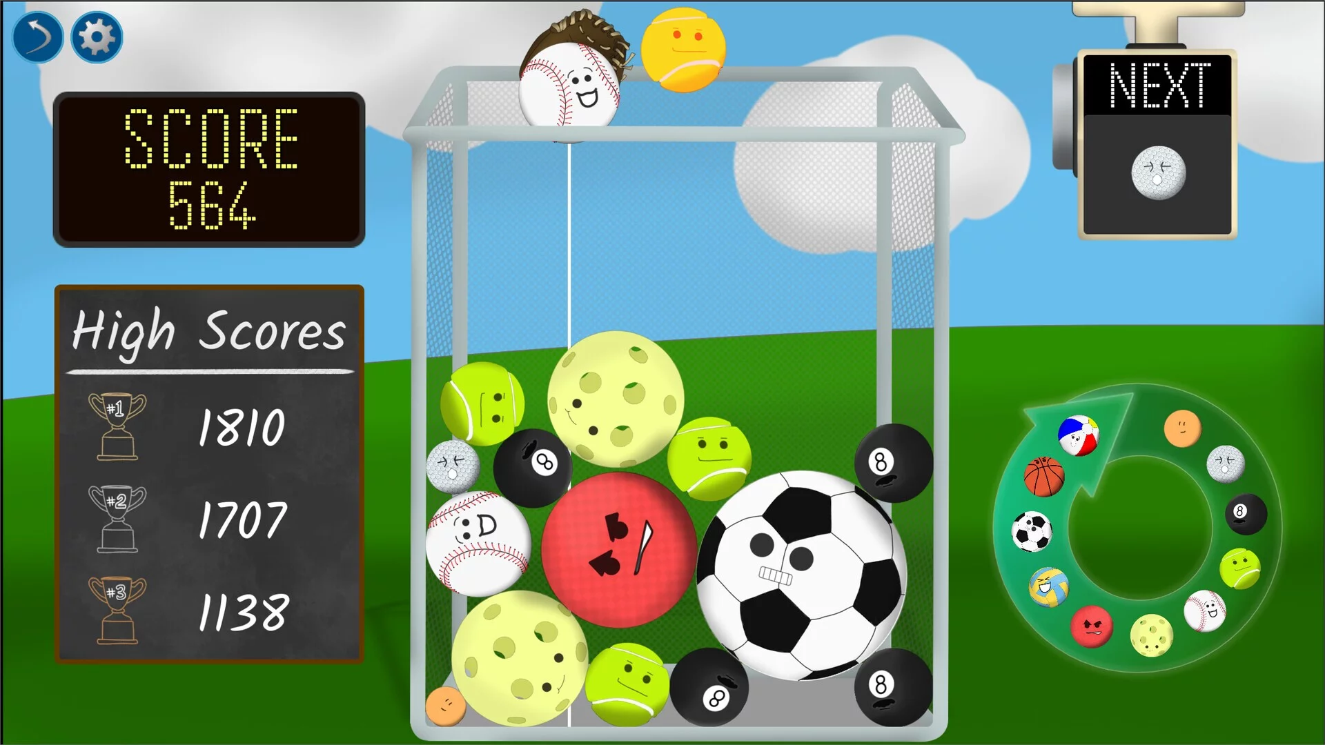 Изображение игры: Bubble Ball!