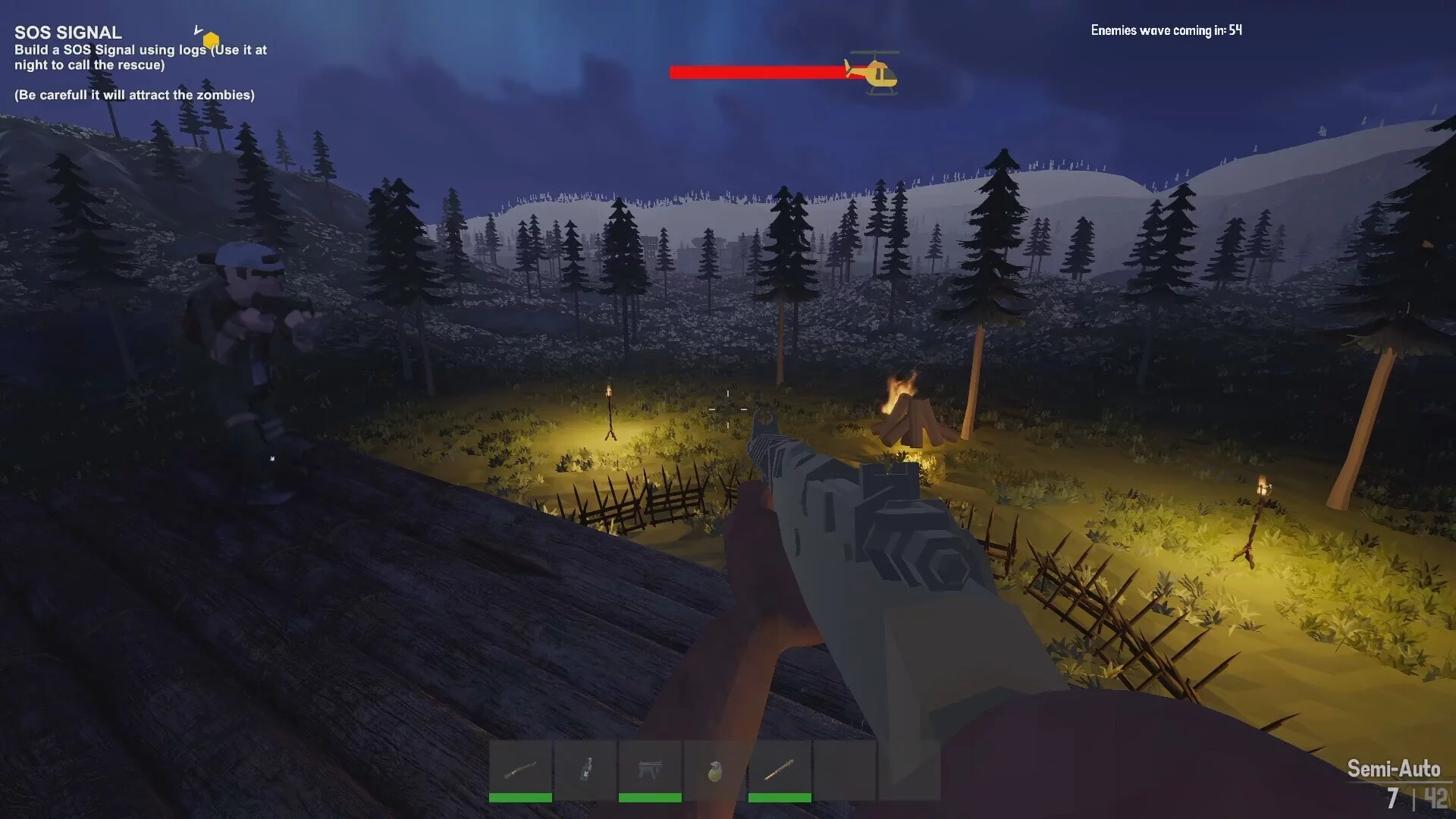 Изображение игры: SOS Zombie Survivors