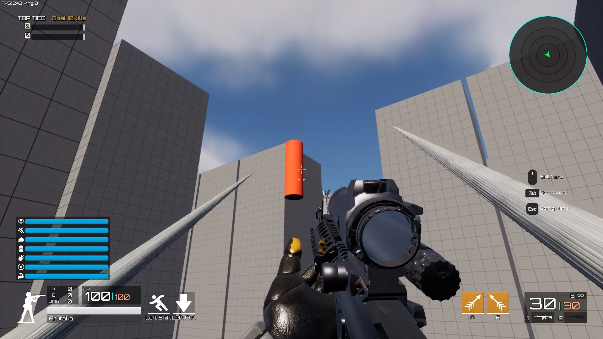 Изображение игры: Grappling Gunners: Arena FPS