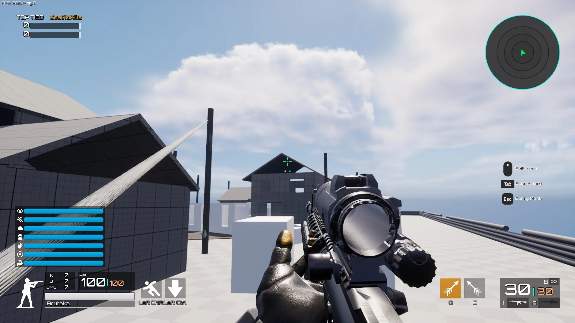 Изображение игры: Grappling Gunners: Arena FPS