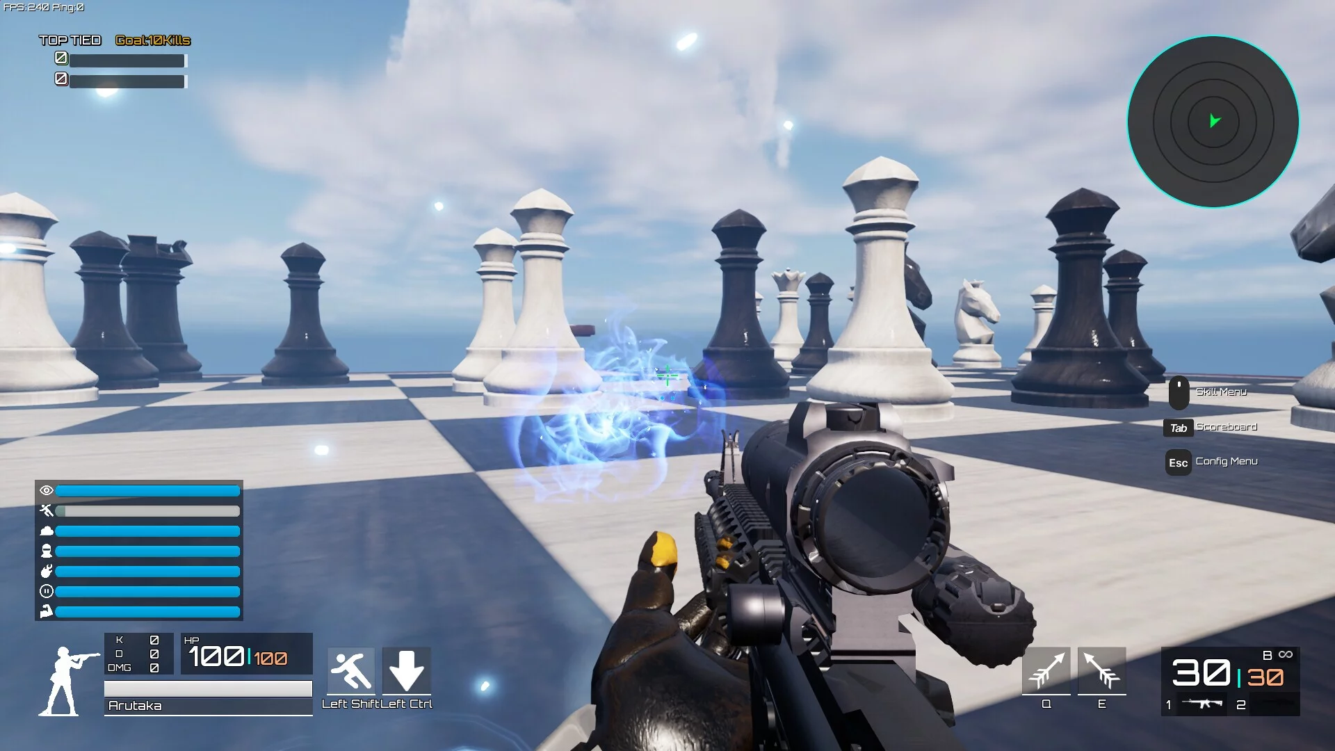 Изображение игры: Grappling Gunners: Arena FPS