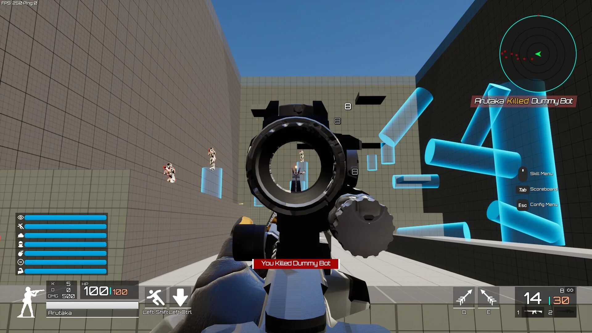 Изображение игры: Grappling Gunners: Arena FPS