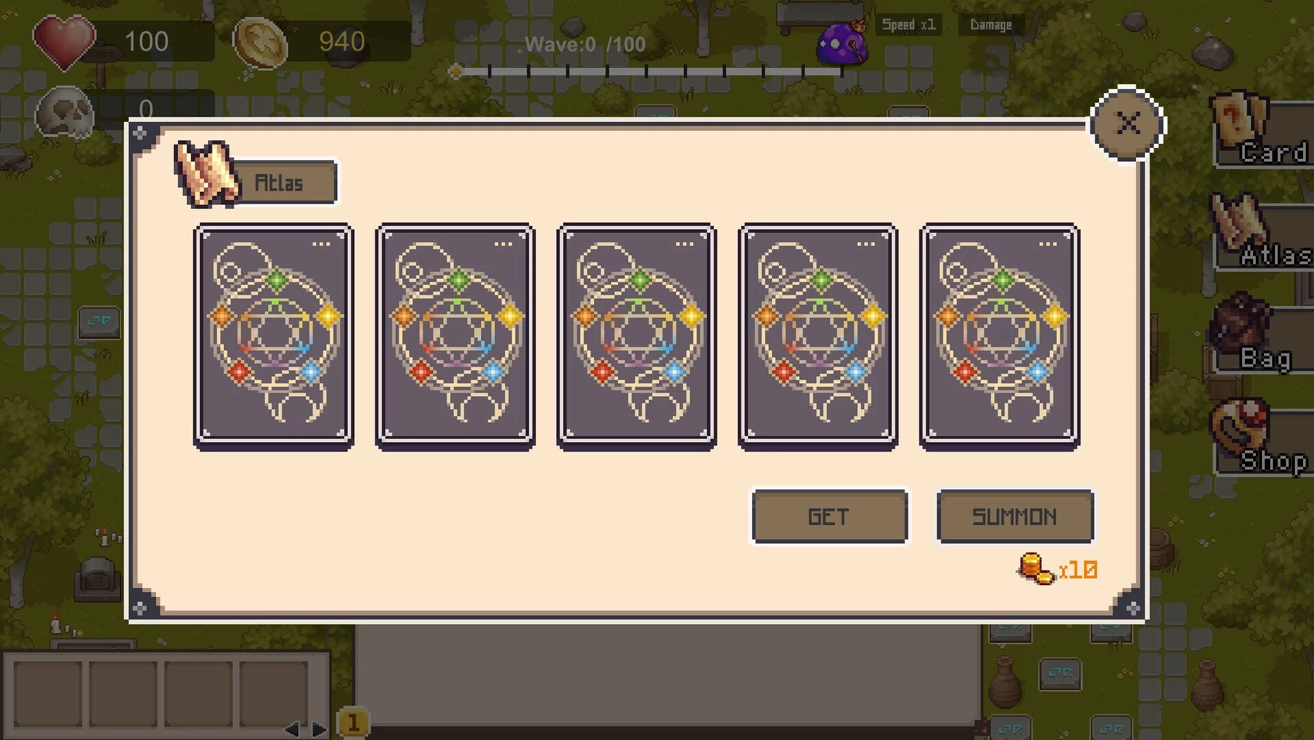 Изображение игры: 元素召唤 Summon Elemental