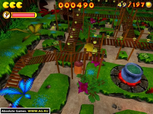 Изображение игры: Pac-Man: Adventures in Time