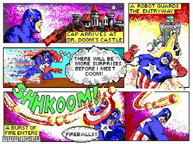 Изображение игры: The Amazing Spider-Man and Captain America in Dr. Doom's Revenge!