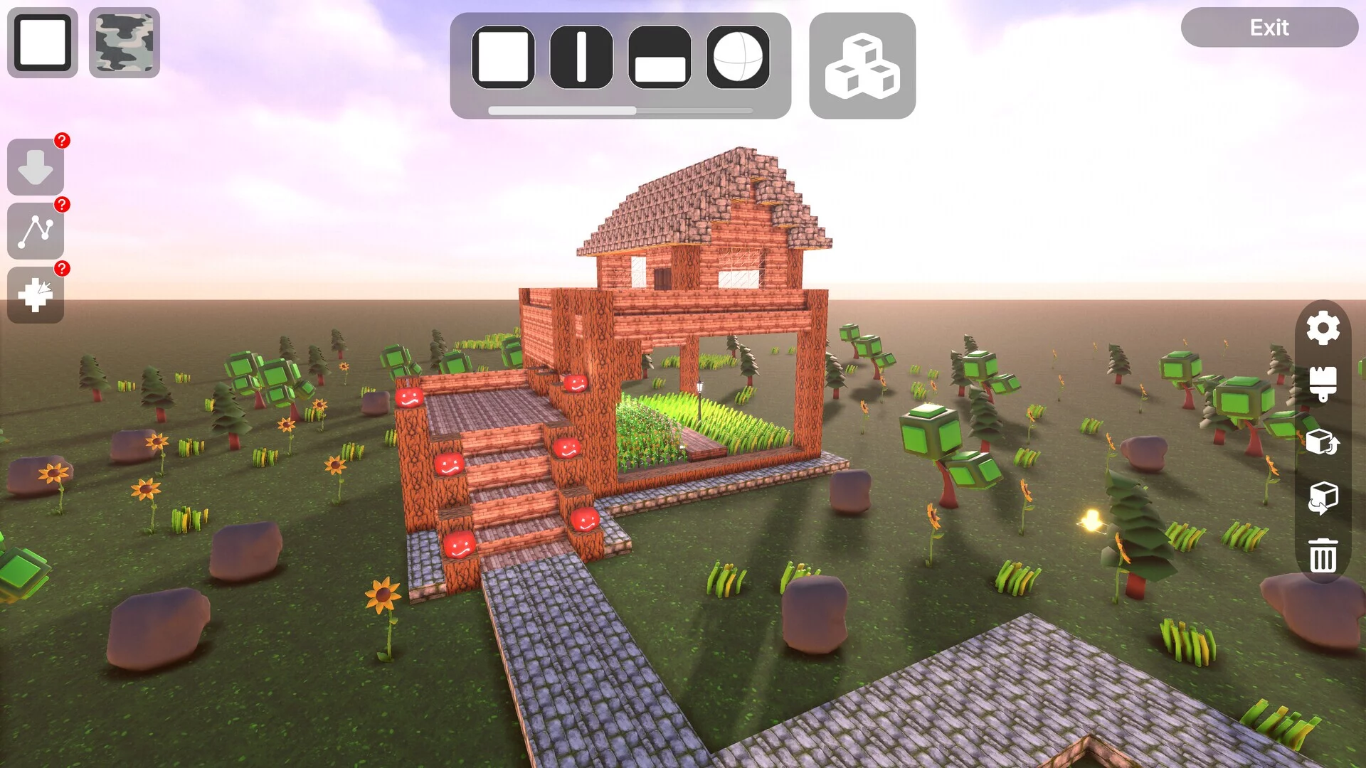 Изображение игры: World Of Blocks