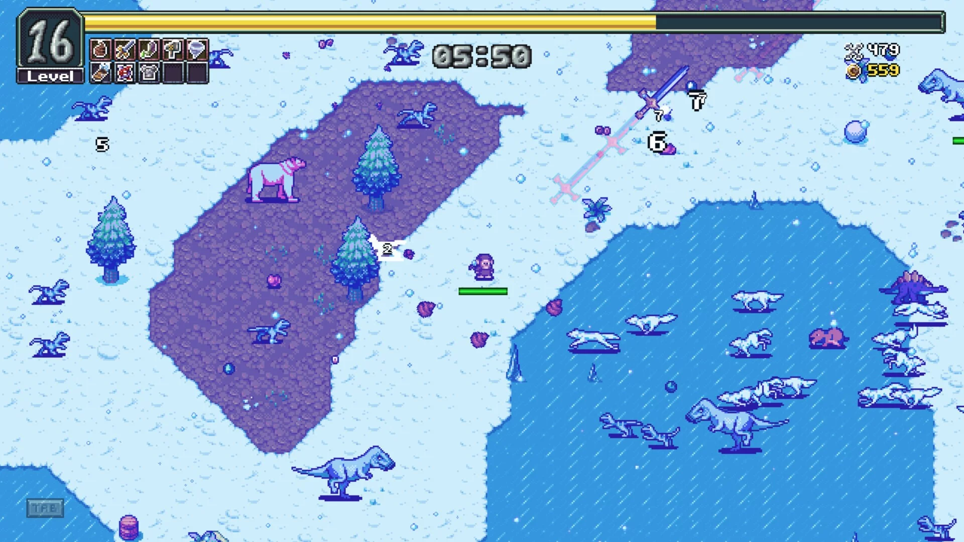 Изображение игры: Dino Survivors