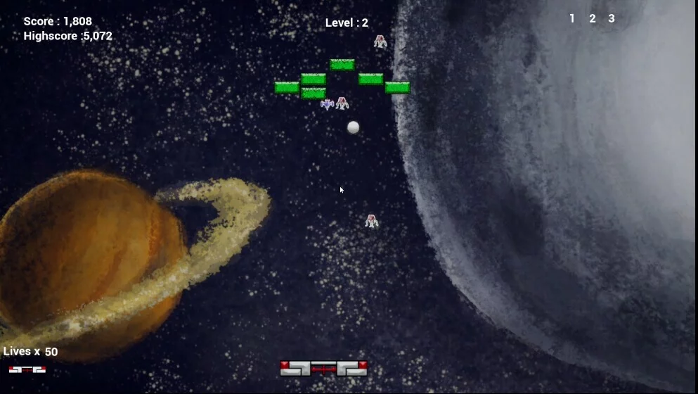 Изображение игры: Galaxy Bricks