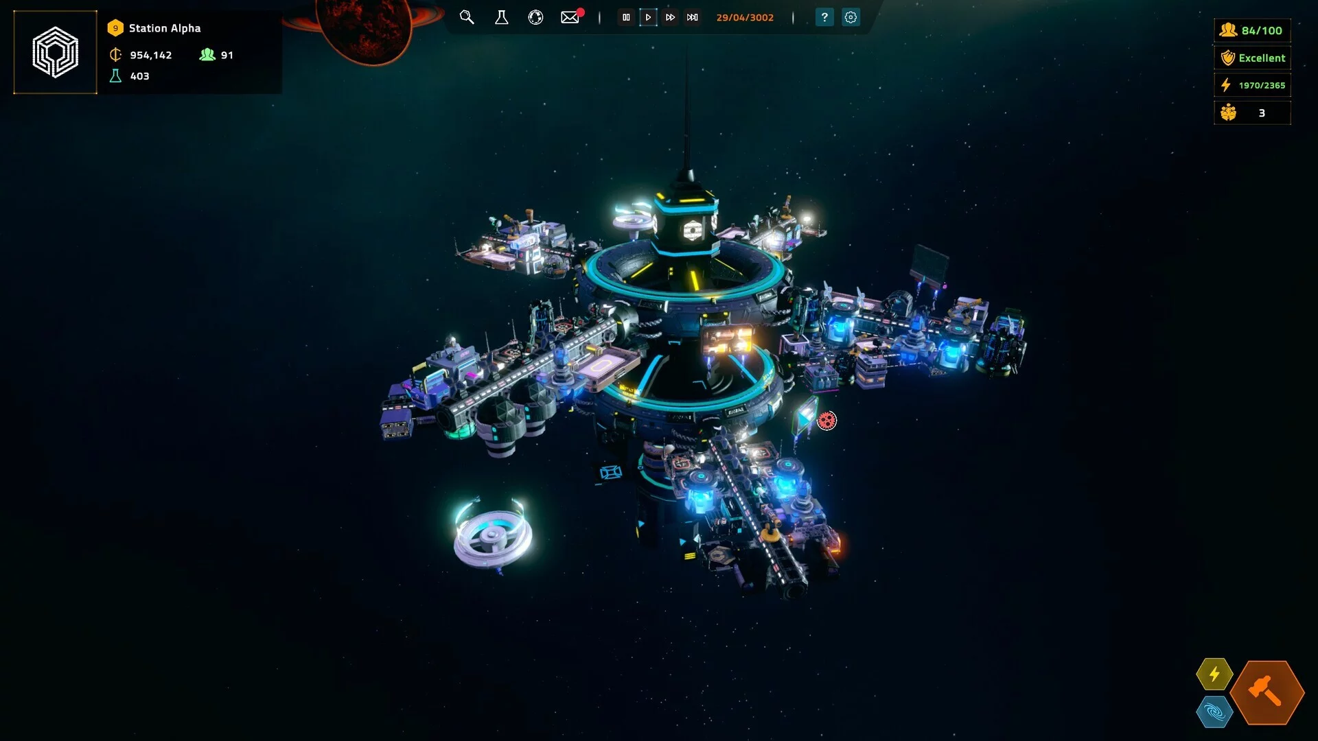 Изображение игры: Space Station Tycoon
