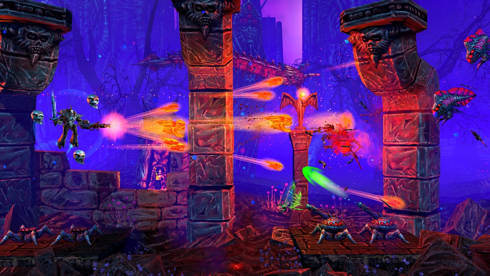 Изображение игры: Valfaris: Mecha Therion