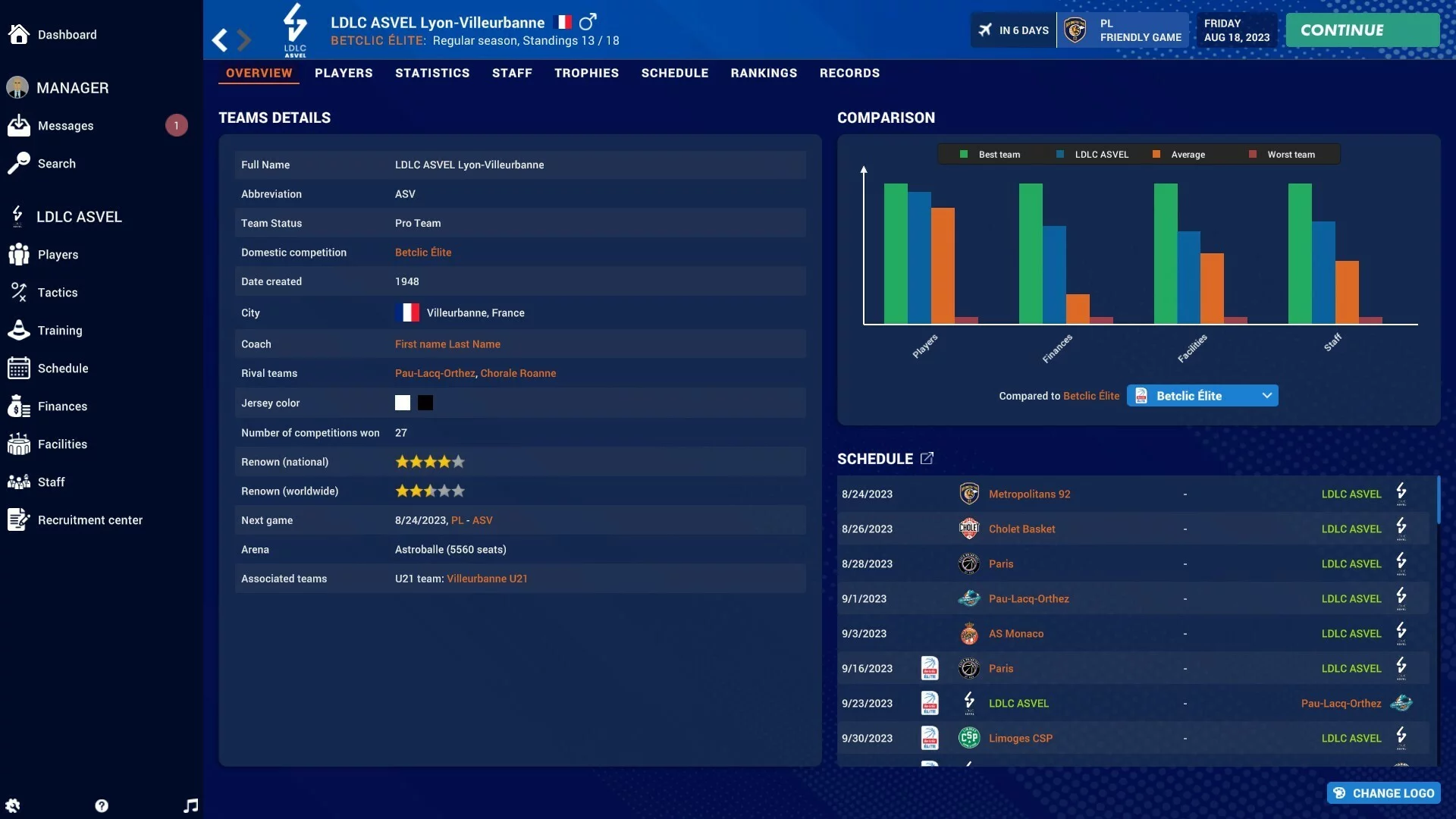 Изображение игры: Pro Basketball Manager 2024
