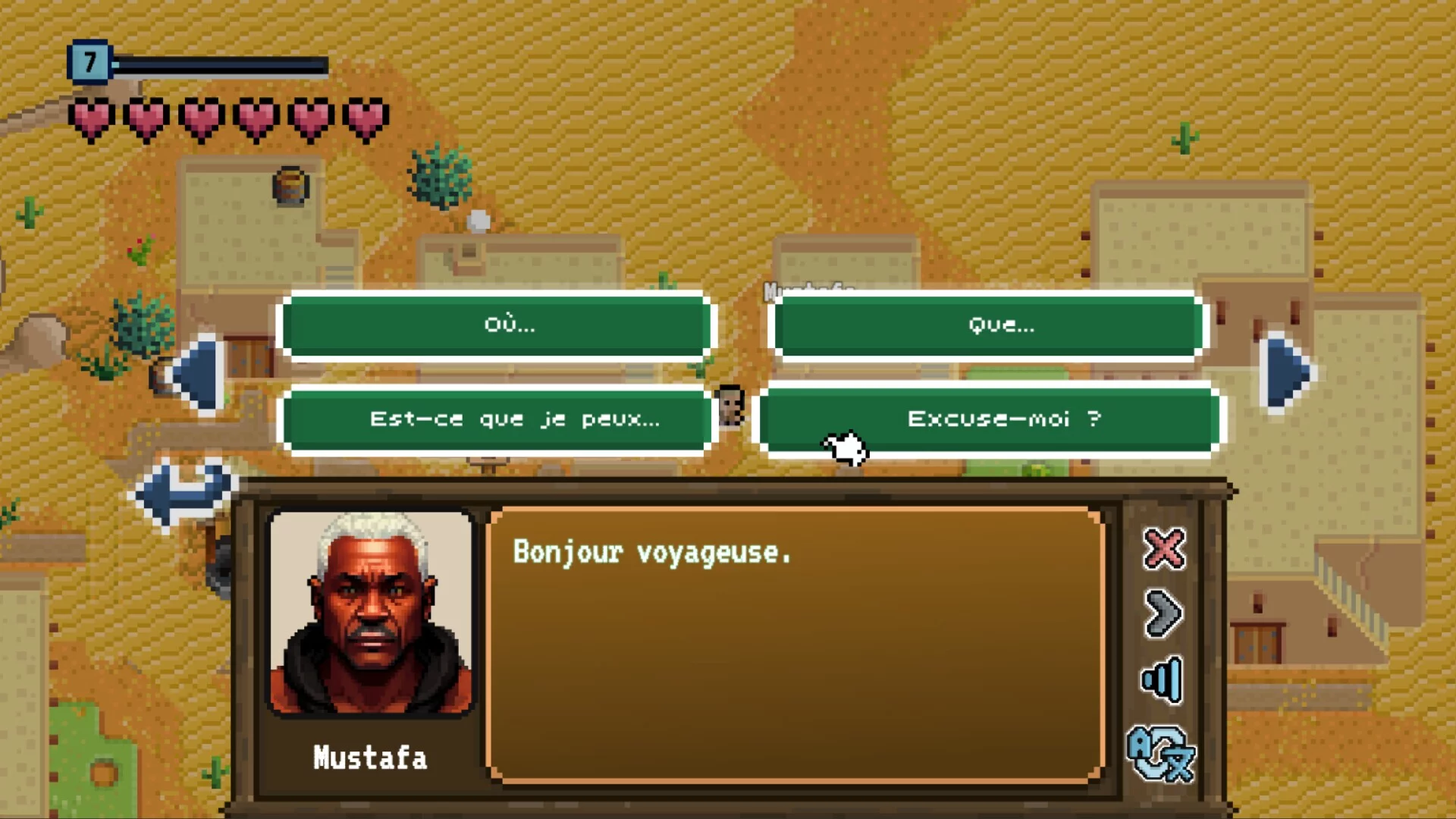 Изображение игры: Newcomer: A Language Learning RPG