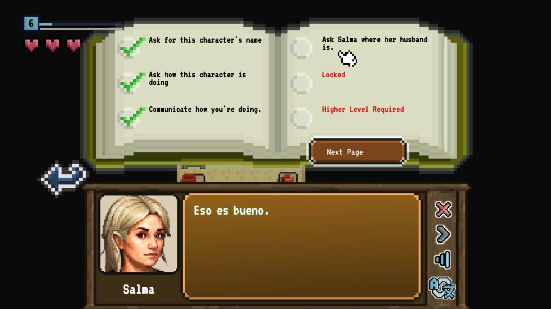 Изображение игры: Newcomer: A Language Learning RPG