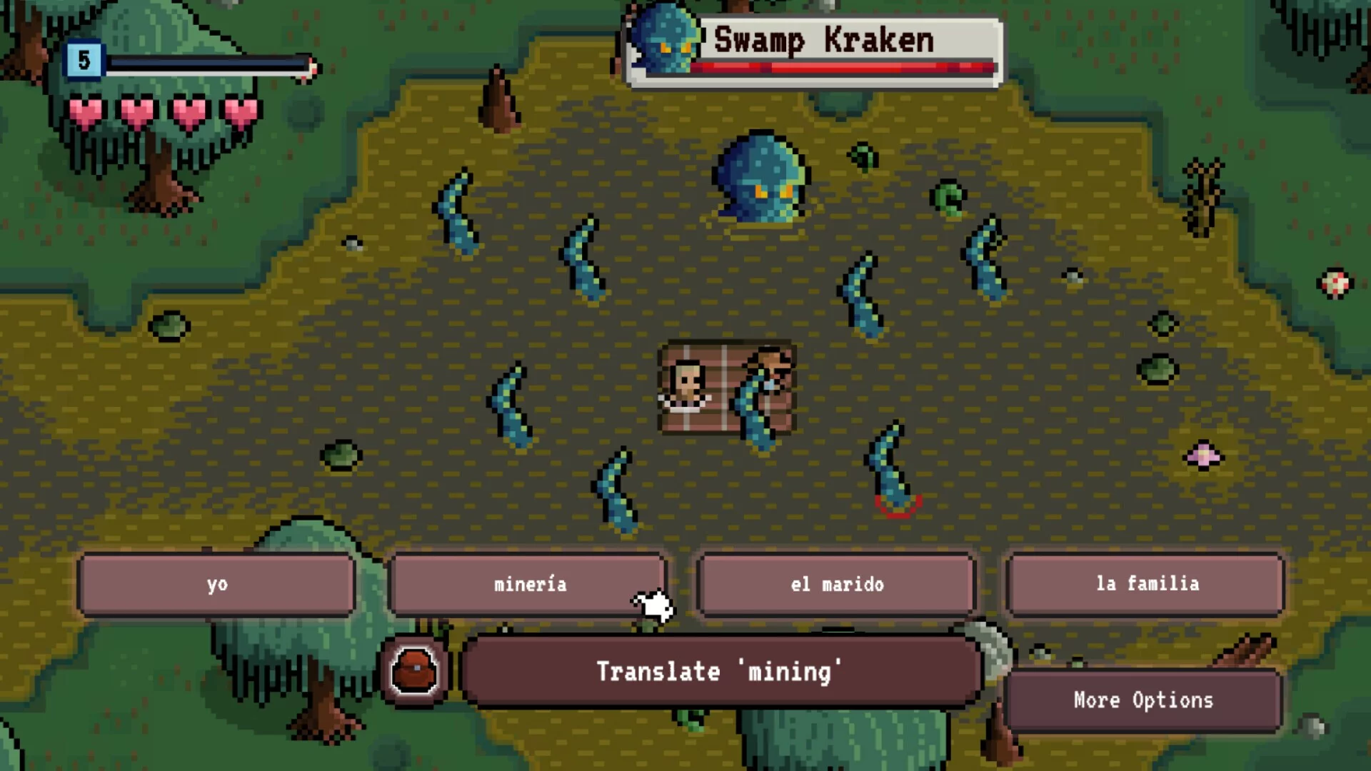 Изображение игры: Newcomer: A Language Learning RPG