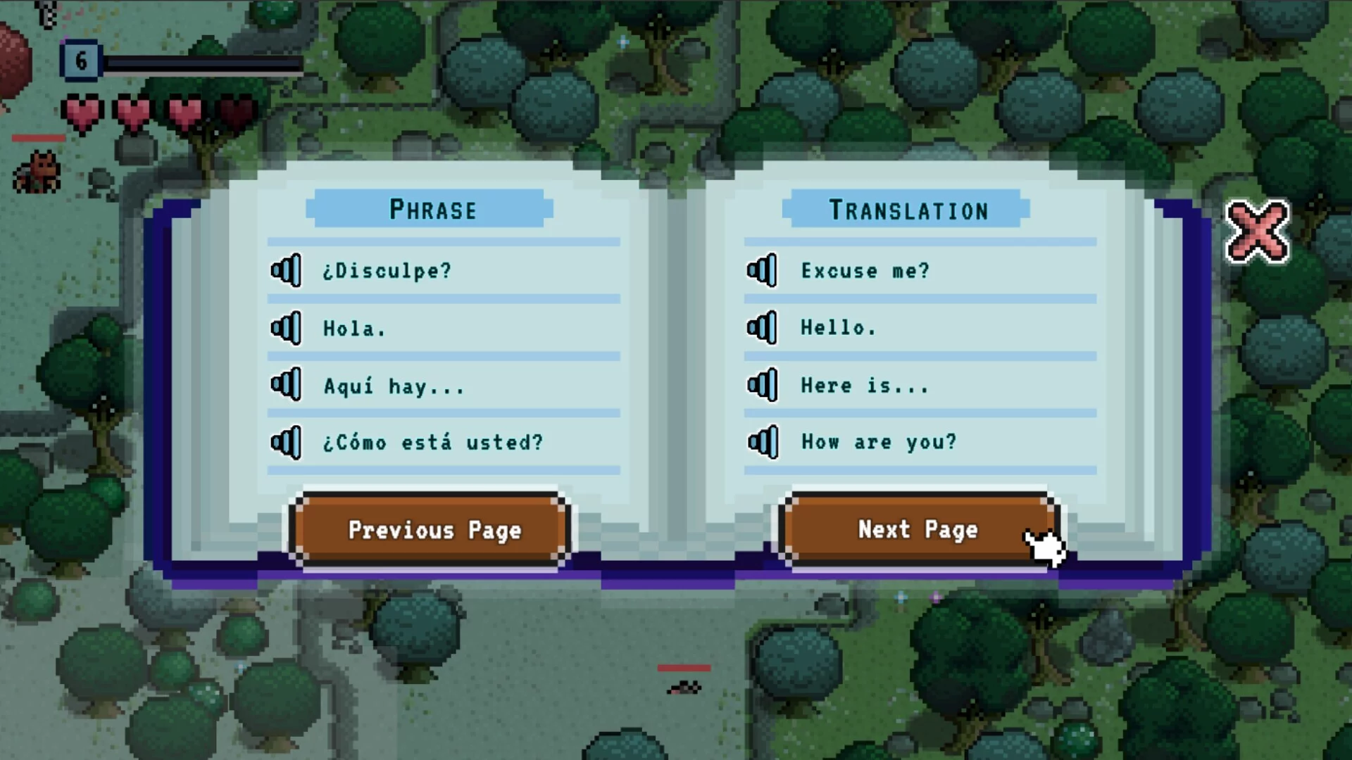 Изображение игры: Newcomer: A Language Learning RPG