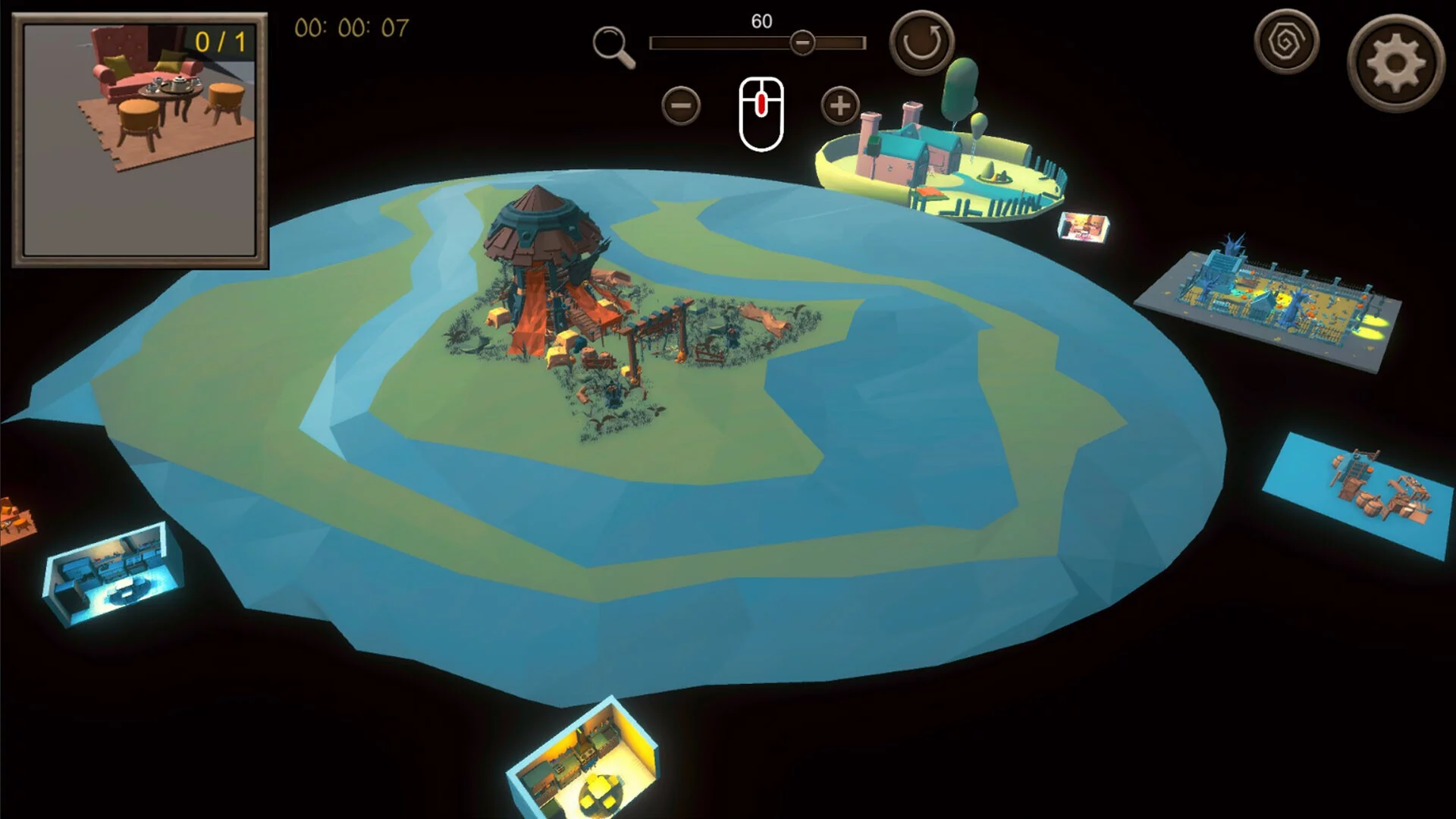 Изображение игры: Hidden World 7 Top-Down 3D