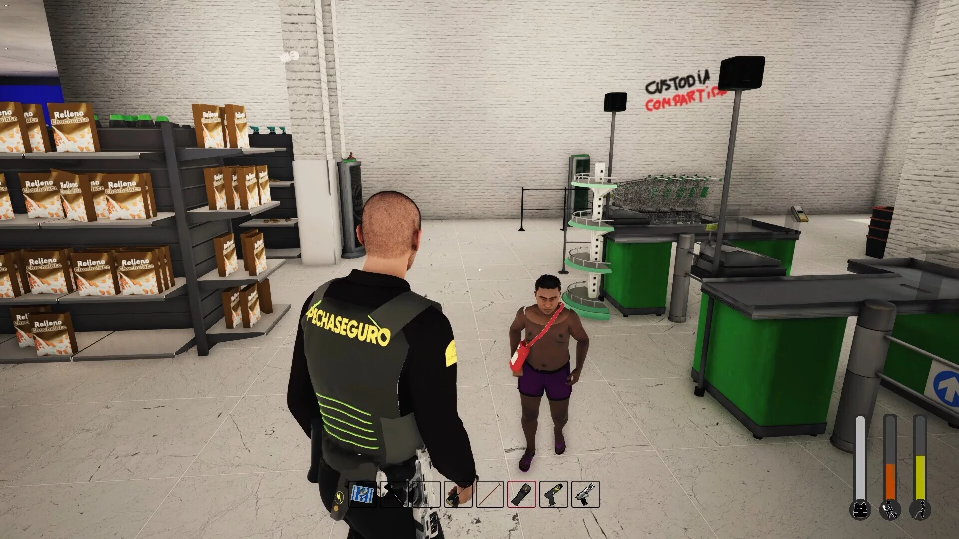 Изображение игры: Supermarket Security Simulator