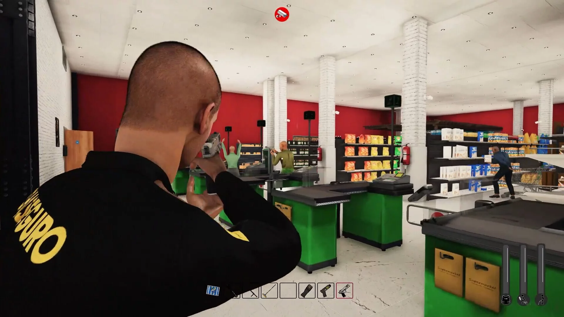 Изображение игры: Supermarket Security Simulator