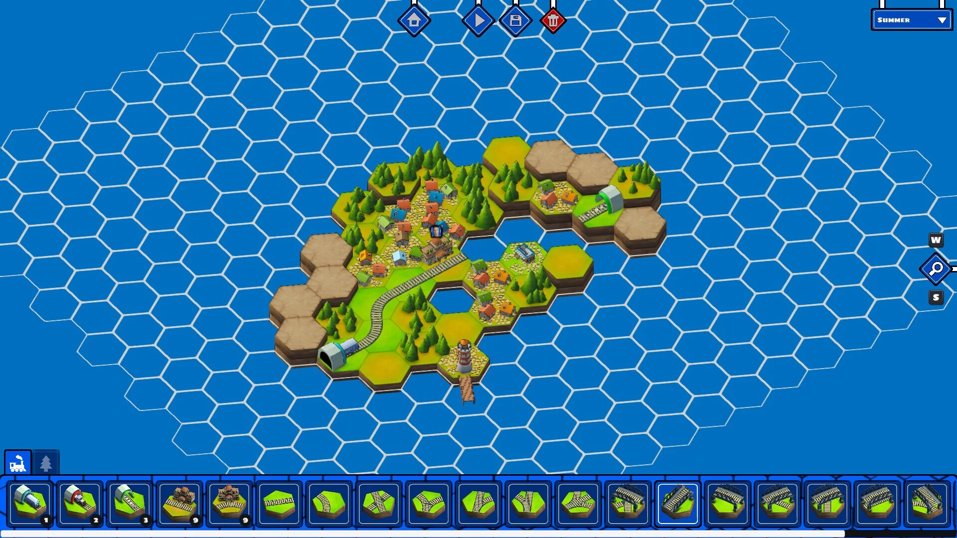 Изображение игры: Railway Islands 2 - Puzzle