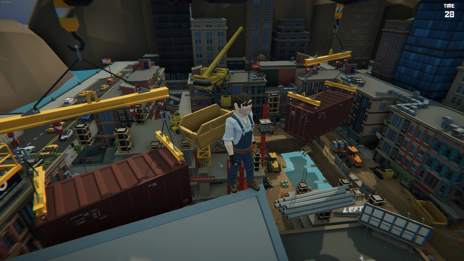 Изображение игры: Ground Parkour: First Mission