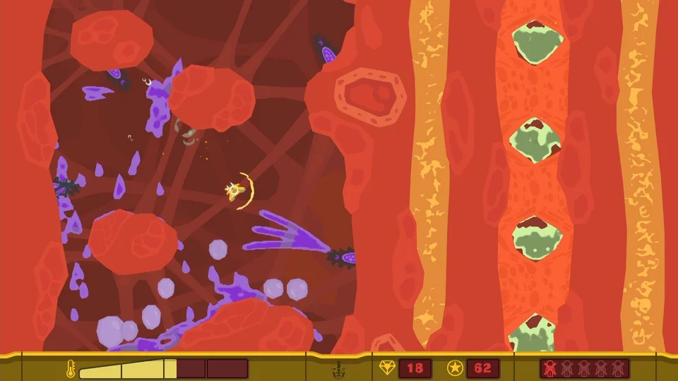 Изображение игры: PixelJunk Shooter 2
