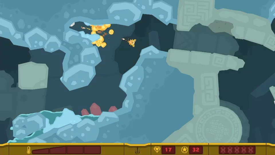 Изображение игры: PixelJunk Shooter 2