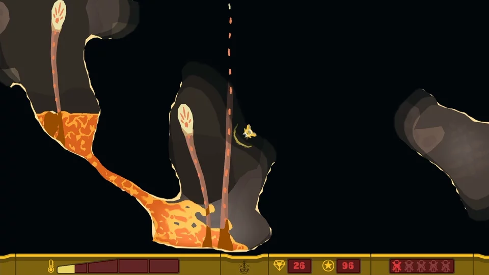 Изображение игры: PixelJunk Shooter 2