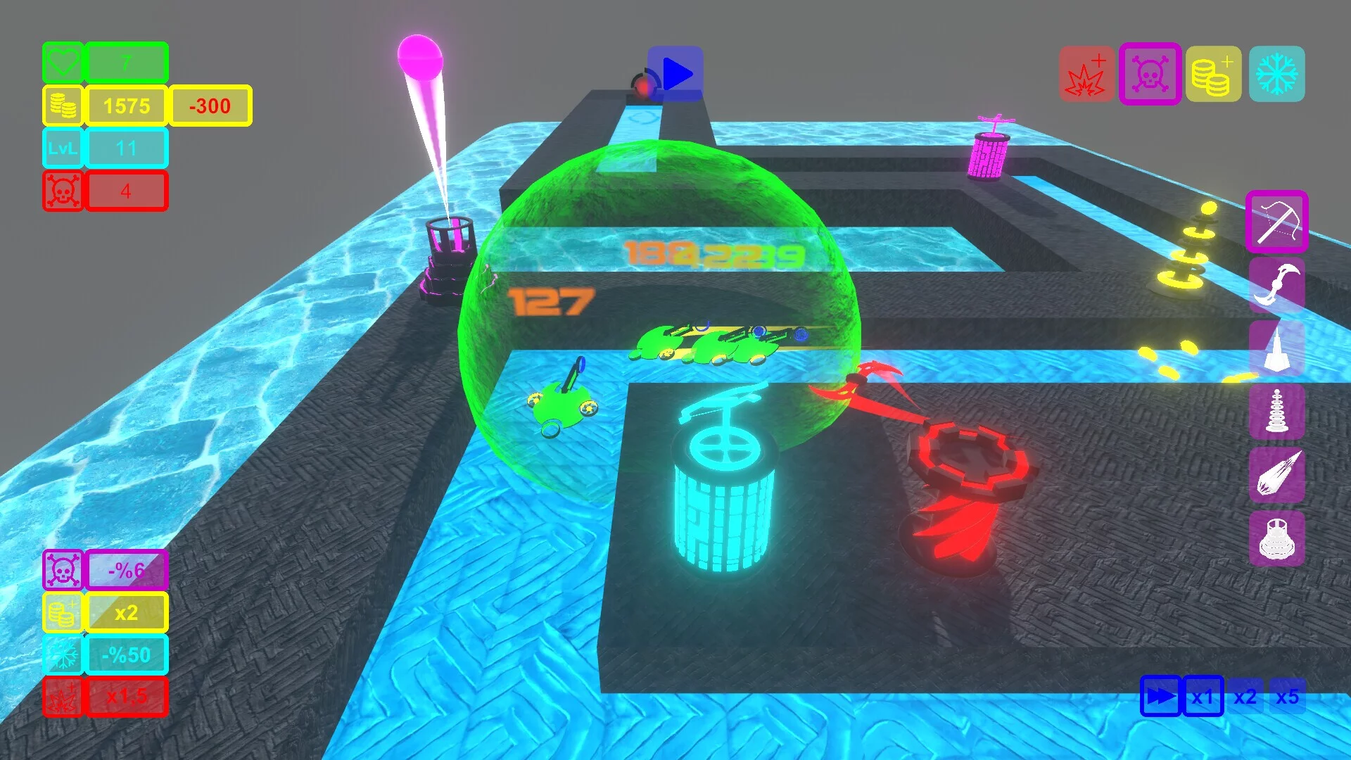 Изображение игры: The Line TD