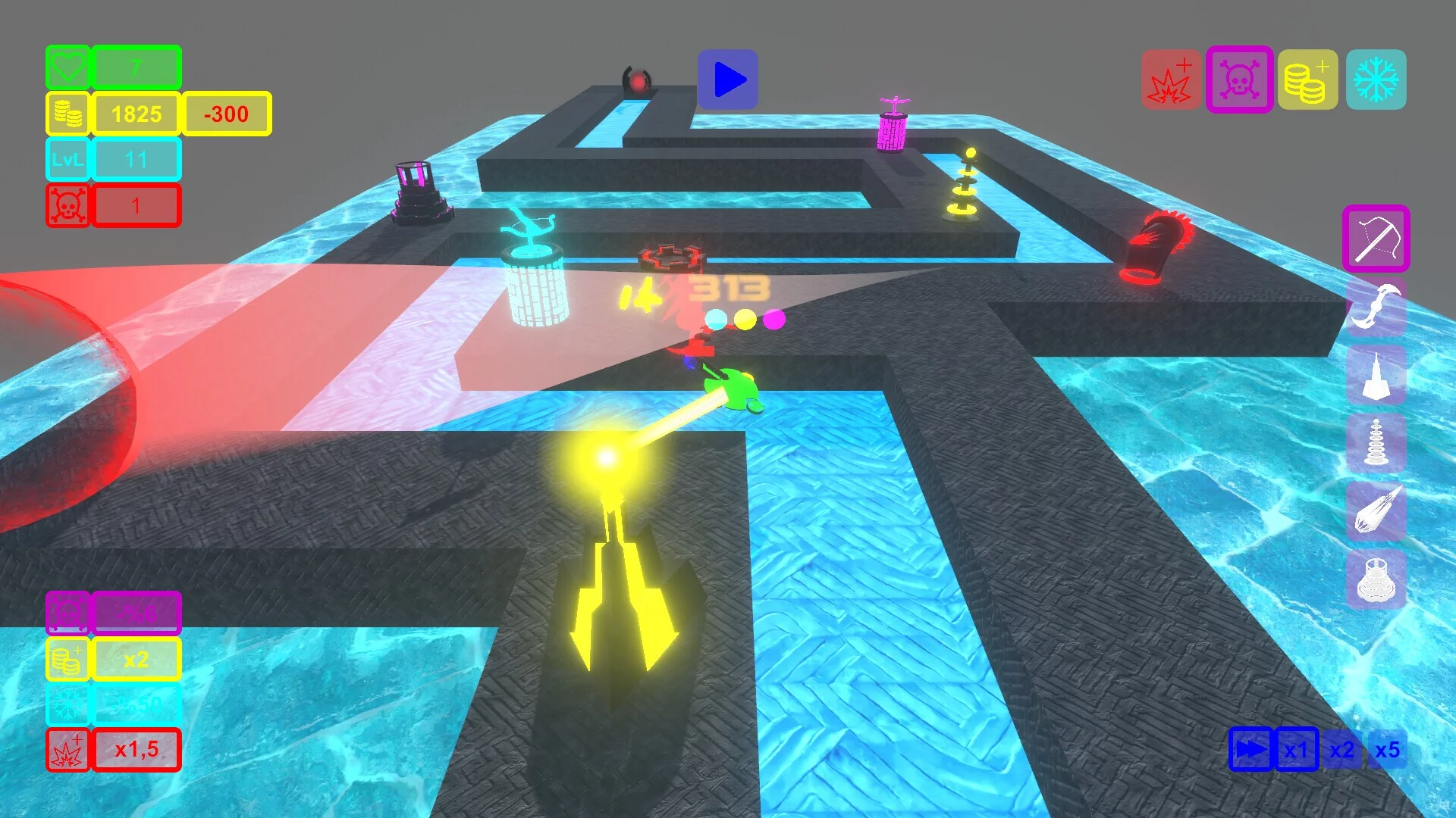 Изображение игры: The Line TD