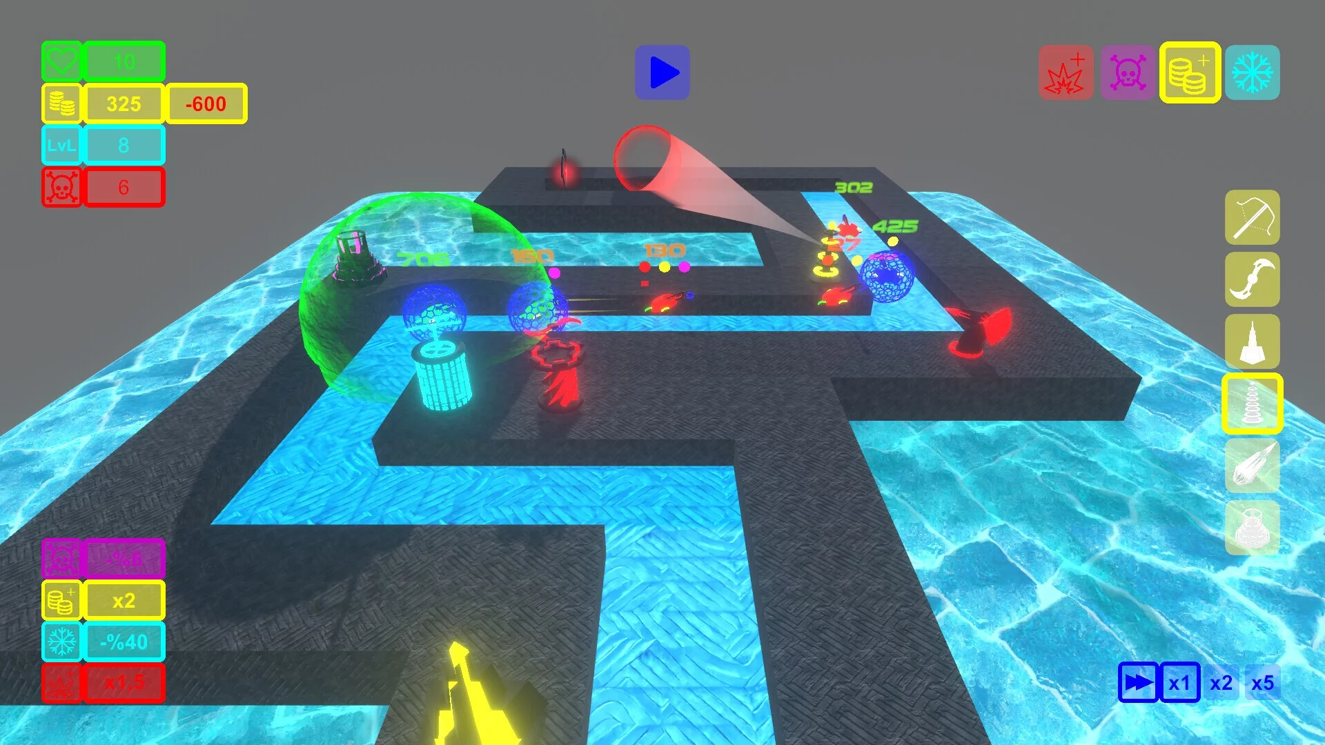 Изображение игры: The Line TD