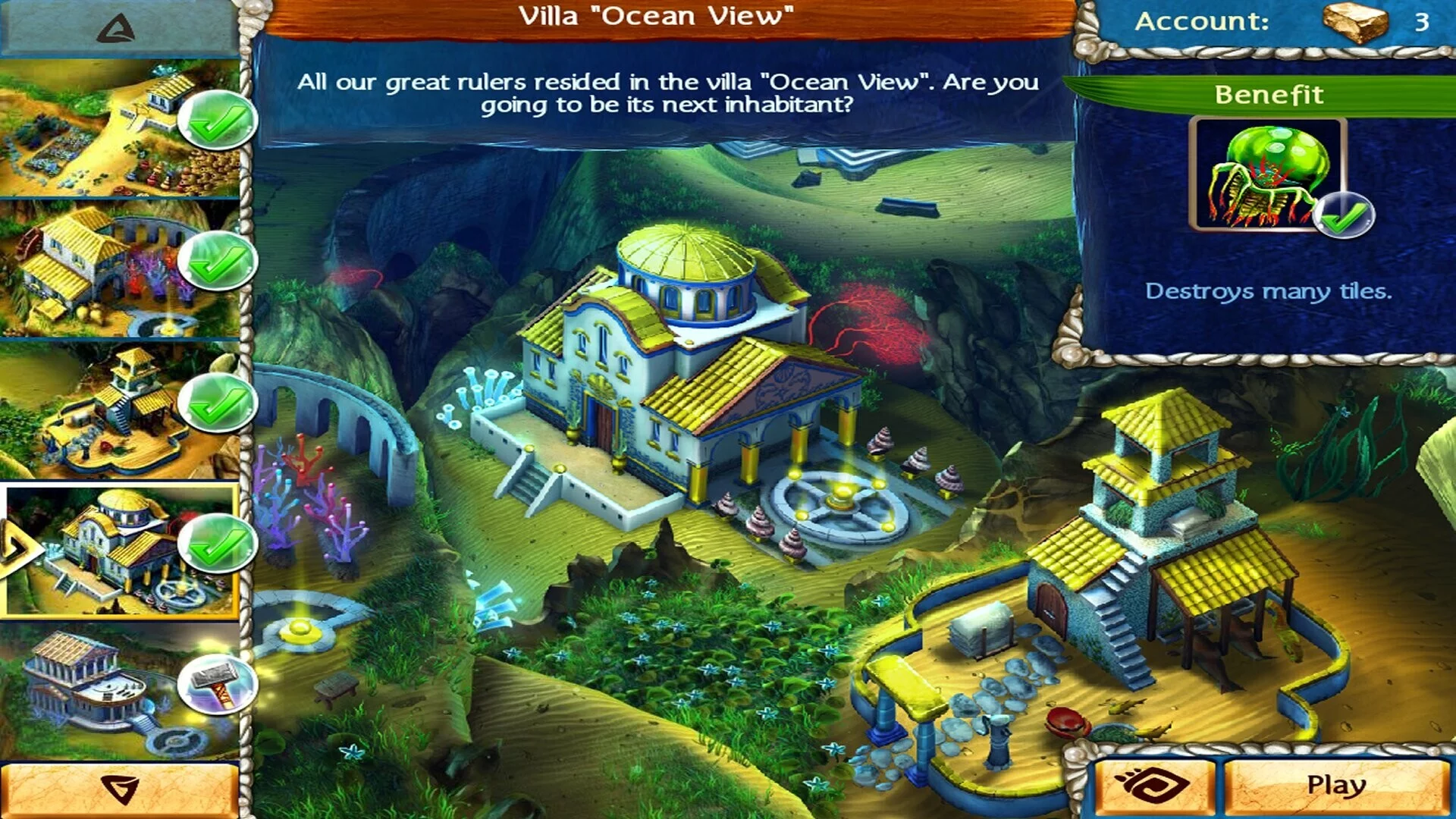 Изображение игры: Jewel Legends: Atlantis