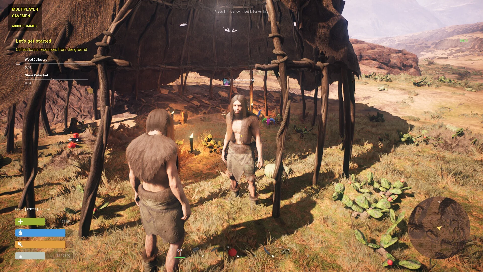 Изображение игры: MULTIPLAYER CAVEMEN