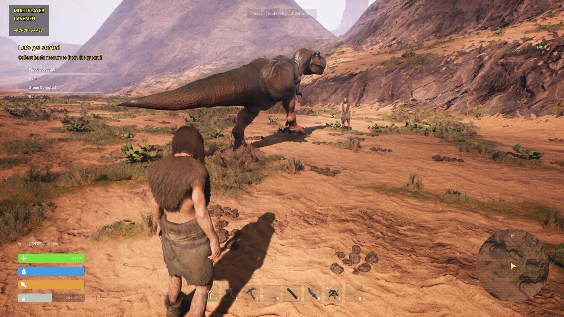 Изображение игры: MULTIPLAYER CAVEMEN