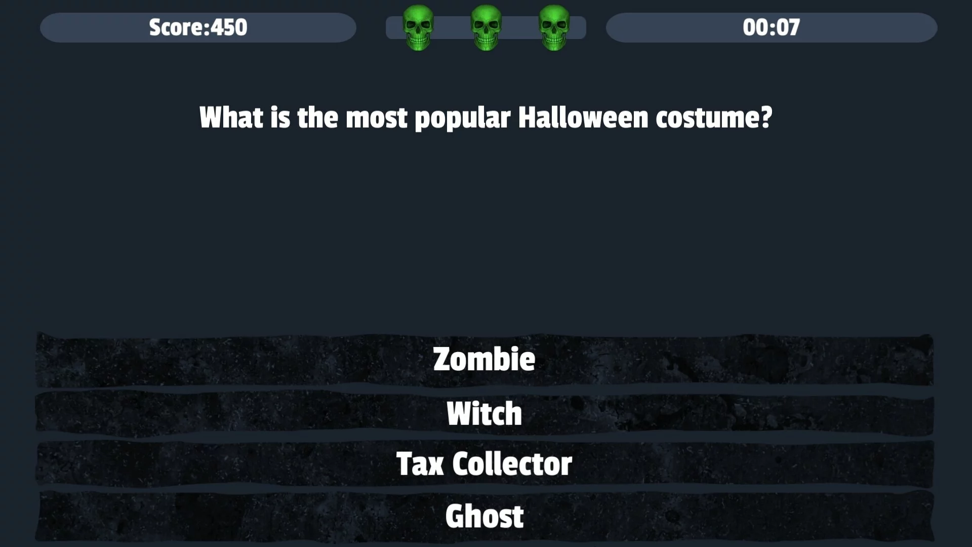 Изображение игры: Halloween Sinister Trivia