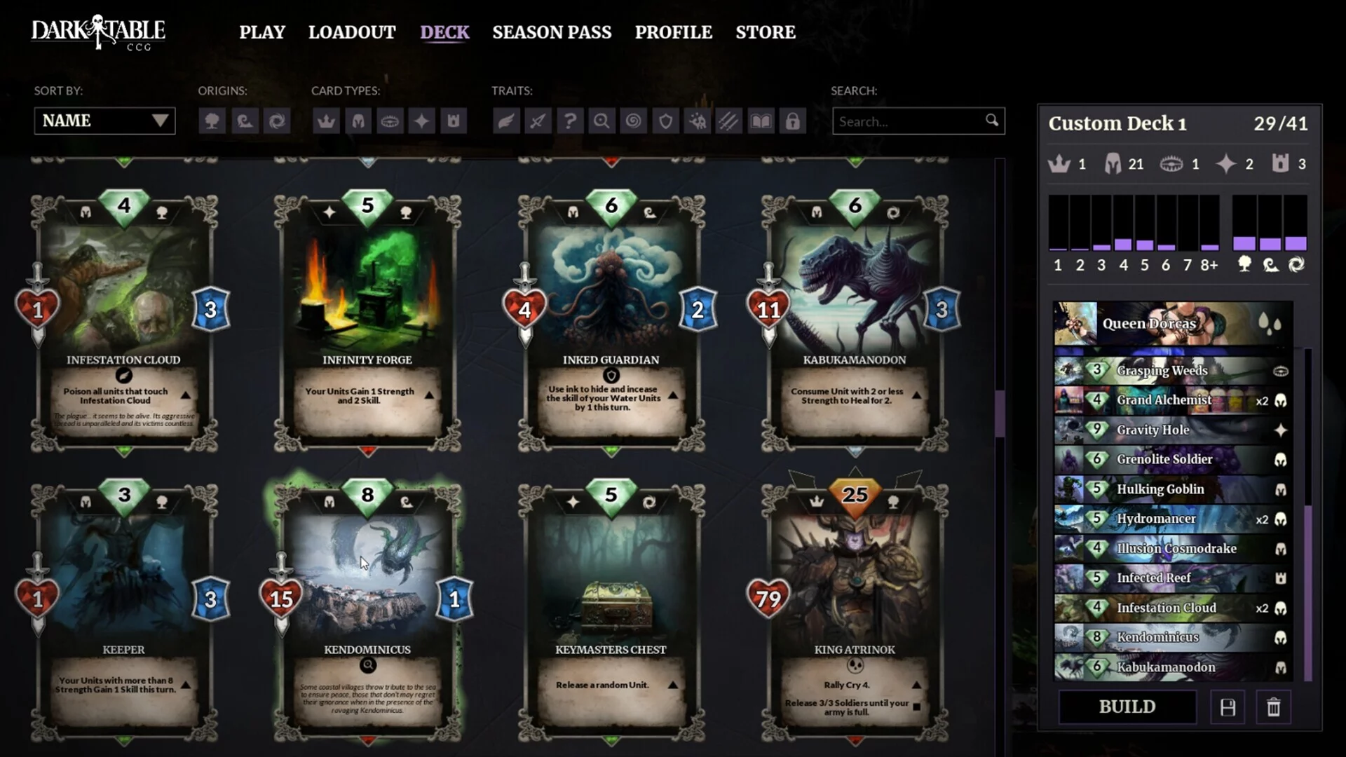 Изображение игры: Dark Table CCG