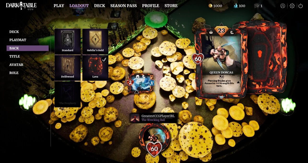 Изображение игры: Dark Table CCG