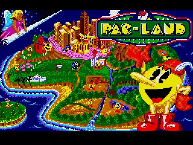Изображение игры: Pac-Land (1985)
