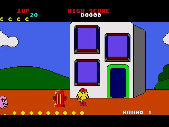 Изображение игры: Pac-Land (1985)