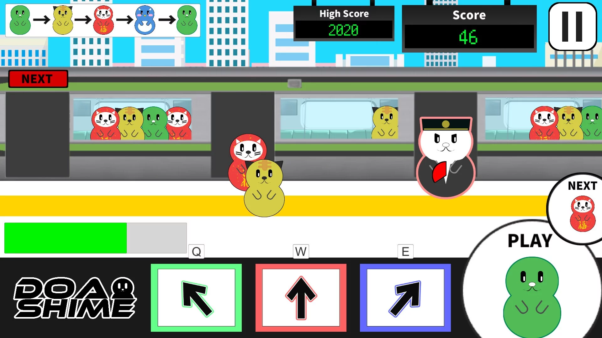 Изображение игры: DOASHIME-ドアを閉めるぞ