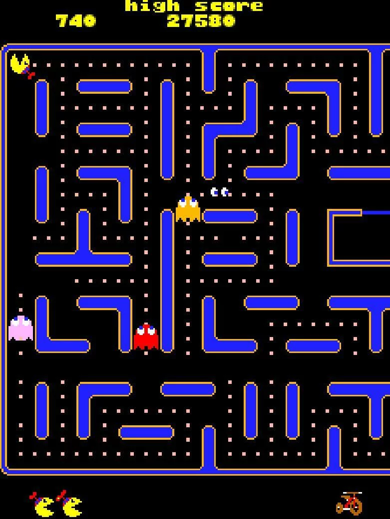 Изображение игры: Jr. Pac-Man
