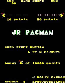 Изображение игры: Jr. Pac-Man